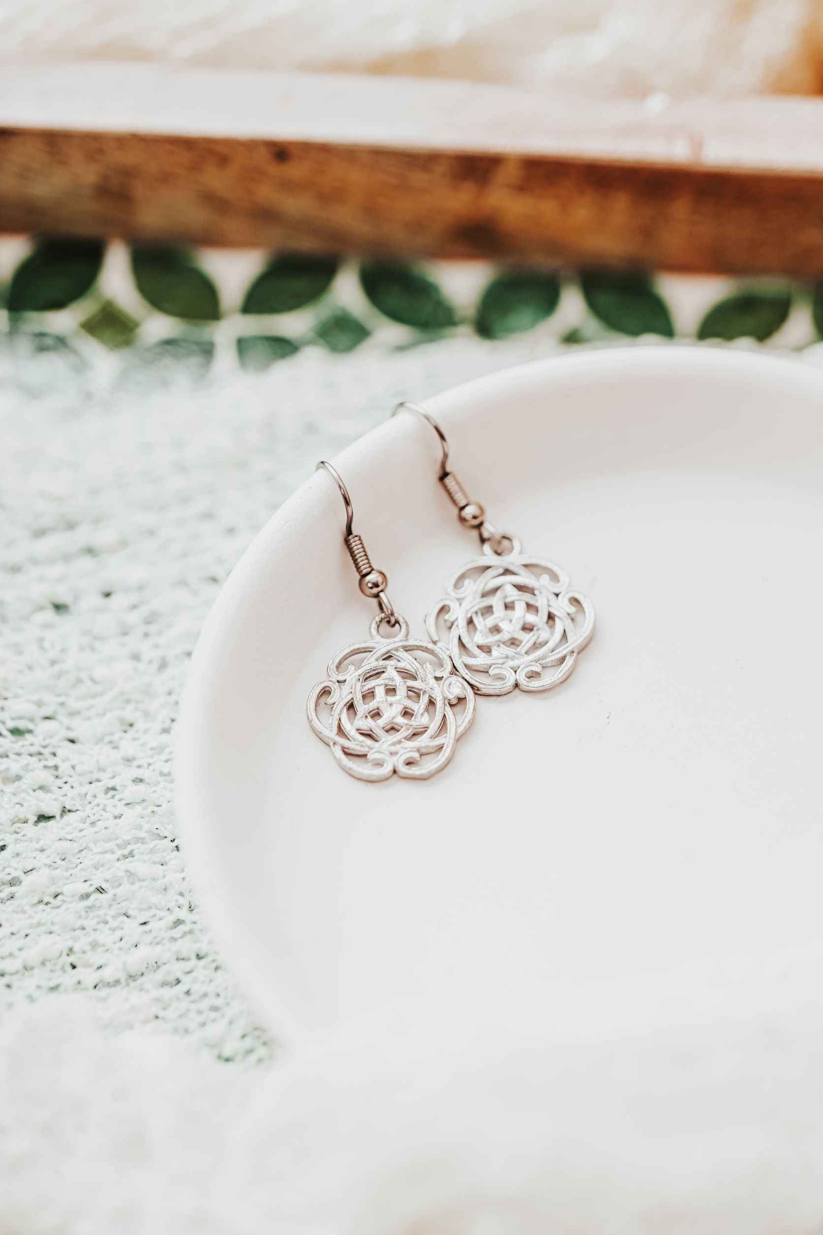Celtic Hanging Earrings - Irish Jewelry