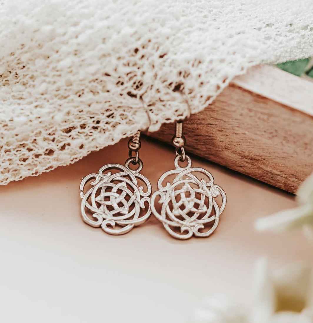 Celtic Hanging Earrings - Irish Jewelry